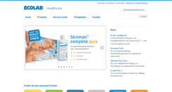 Desktop Screenshot of ecolabhealthcare.de